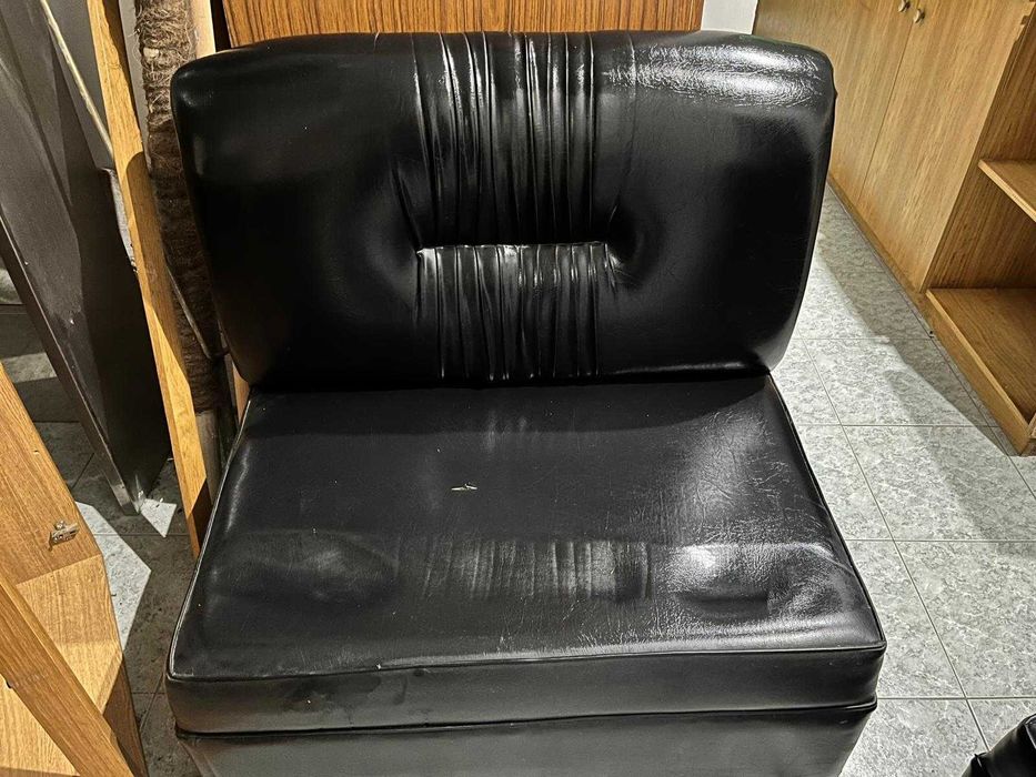 Sofás em Napa Pretos