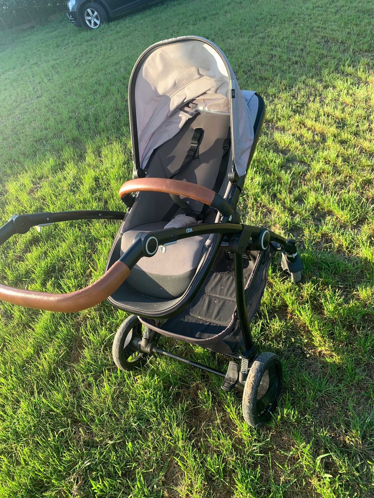 Wózek CYBEX CBX Leotie Lux 2w1 – bardzo dobry stan, zadbany zestaw