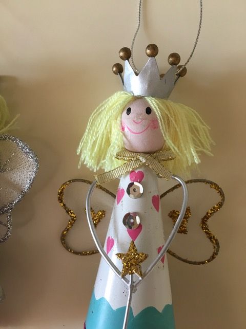 Игрушка авторская на ёлку, для декора - Набор Принцессы Феи