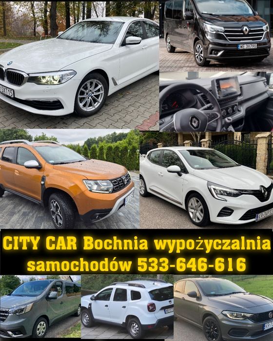 Wypożyczalnia wynajem  samochodów 5,7 i 9 osobowych, krótko i długoter