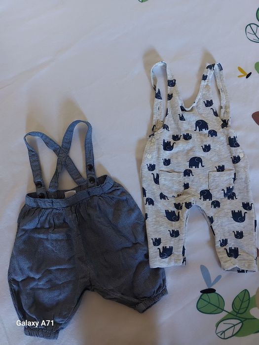 Spodenki ogrodniczki  50 newborn