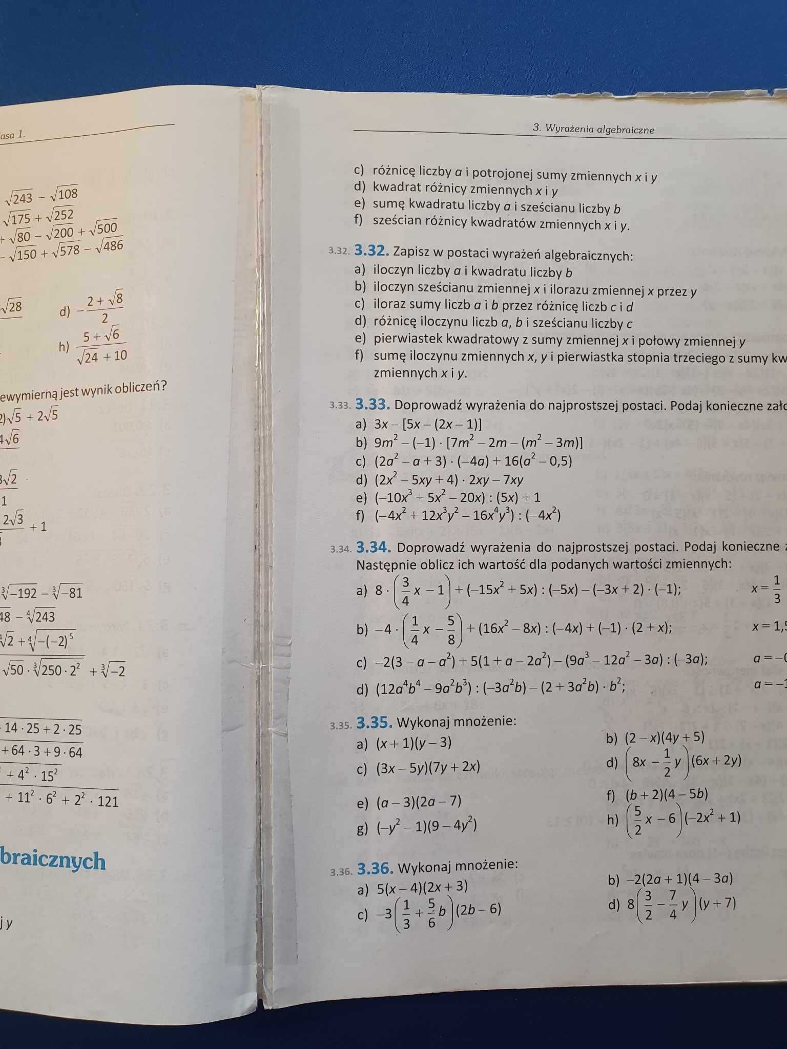 Zbiór zadań matematyka 1 Pazdro zakres podstawowy i rozszerzony