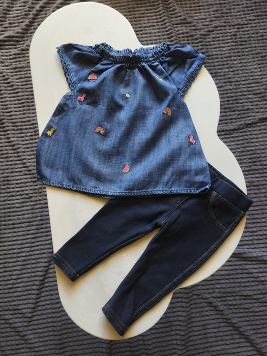 Лот одягу на девочку 6-12 набор вещей набір речей на дівчинку пакет