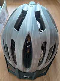 Kask rowerowy CRIVIT rozm. S/M 54-60cm z lampą LED