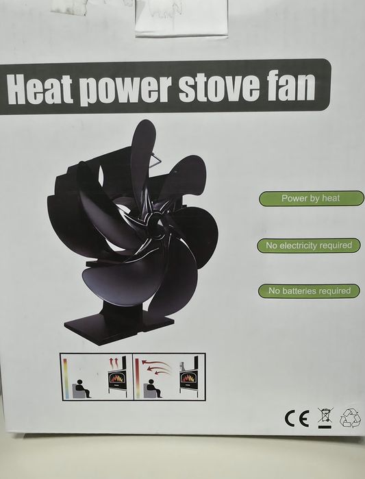 Wentylator wiatrak do kominków pieców