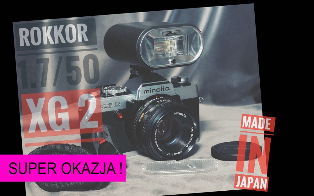 Minolta plus lampa, pasek i baterie