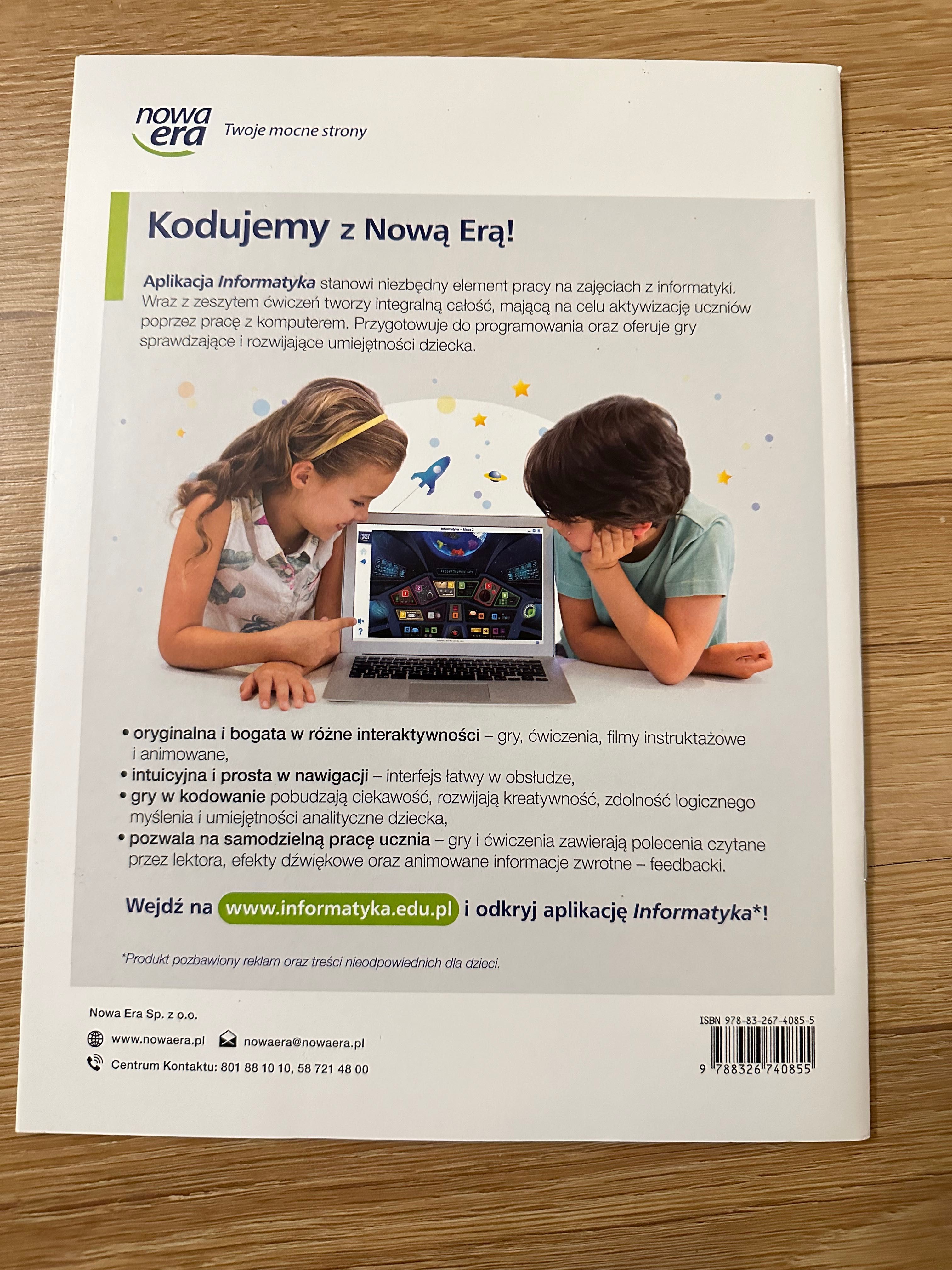 Książka do informatyki 2 klasa Nowa Era