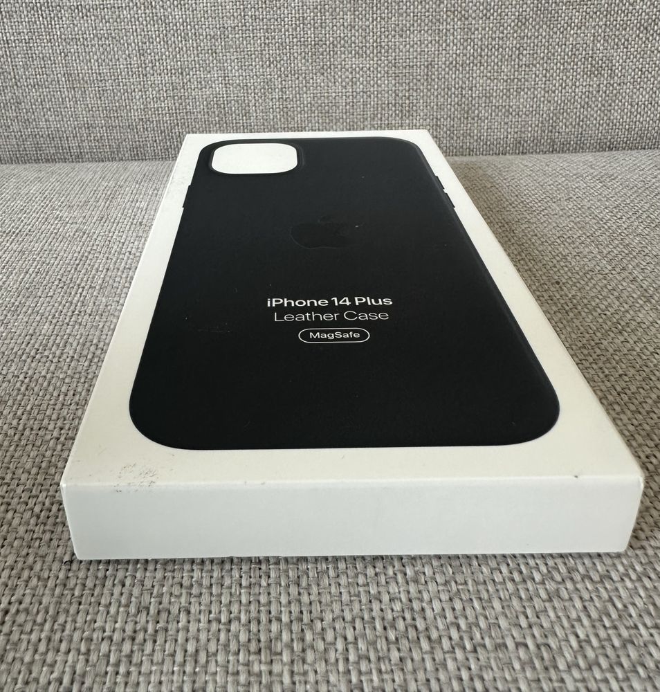 Apple iPhone 14 Plus Leather Case Midnight MPP93ZM/A - skórzane etui