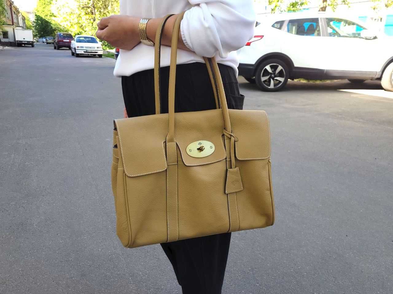 Кожаная женская сумка MULBERRY Оригинал