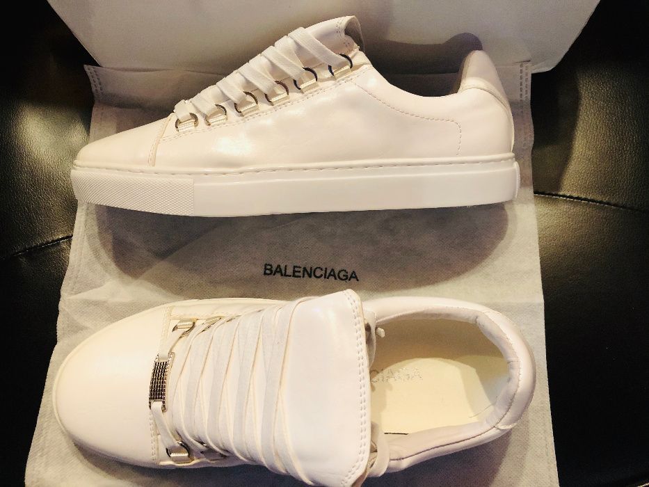 Nowe Buty BALENCIAGA Arena Low Sneakers Leather