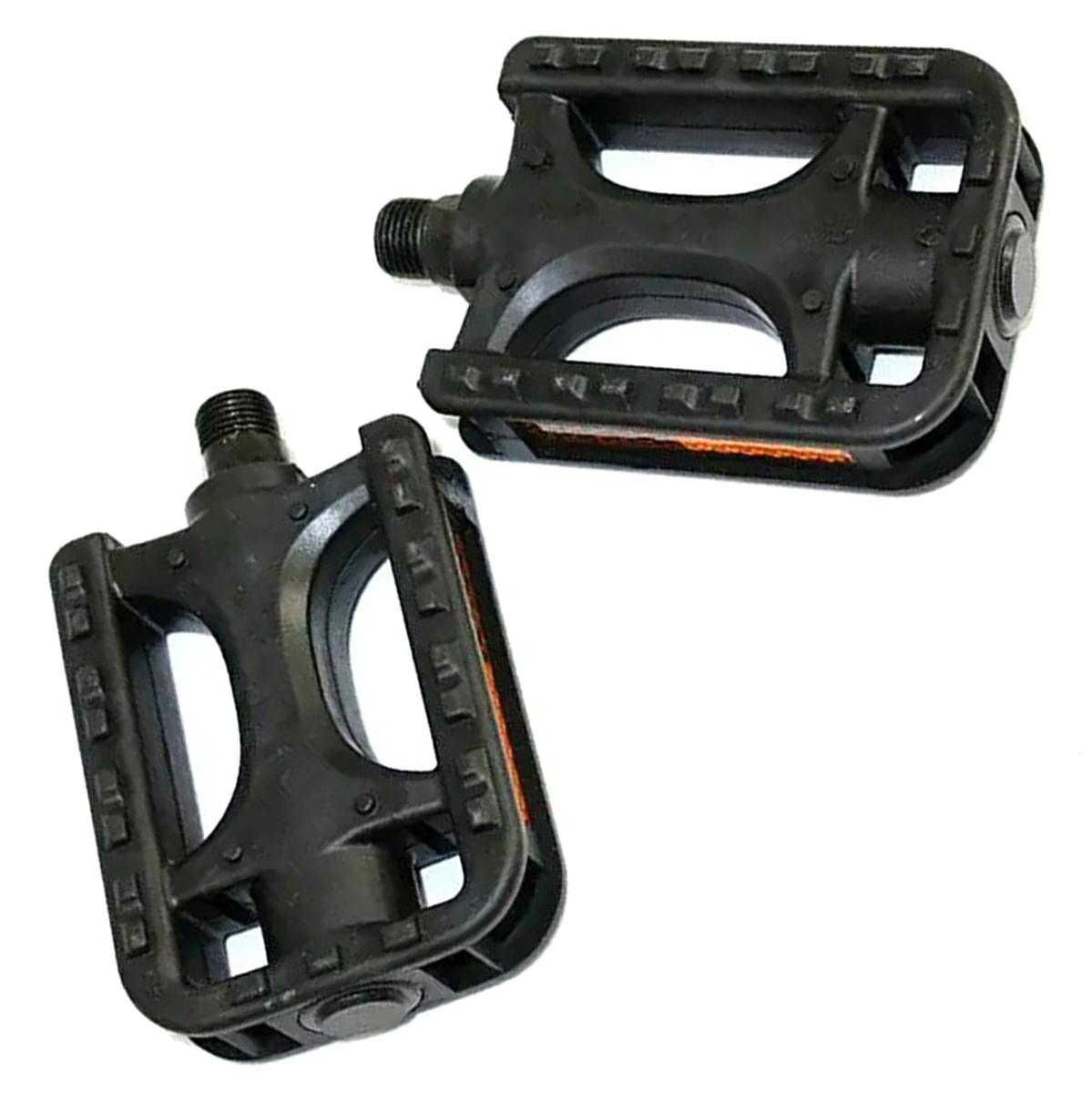 NOWE! Pedały do roweru rowerowe platformowe odblask 14 mm 9/16'' 2szt