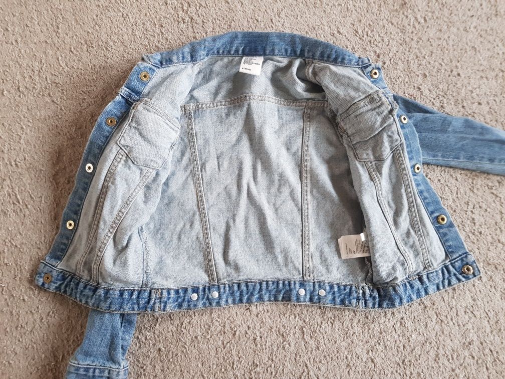 Джинсовий піджак H&M на дівчинку, джинсова куртка, джинсовка