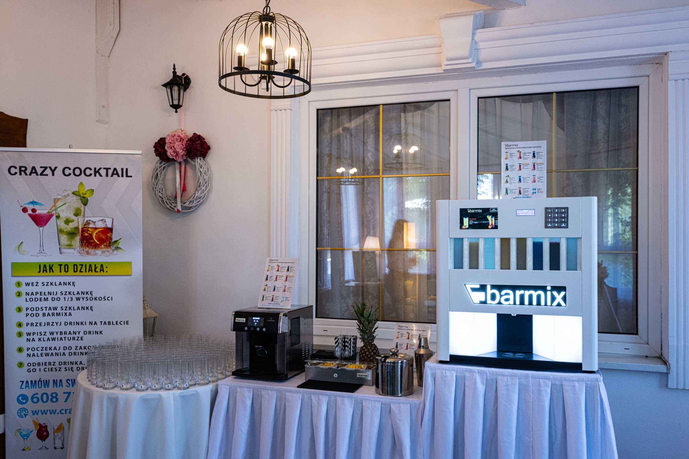 Barmix biały jedyny na rynku, automatyczny Barman -Wesela,- OKAZJA