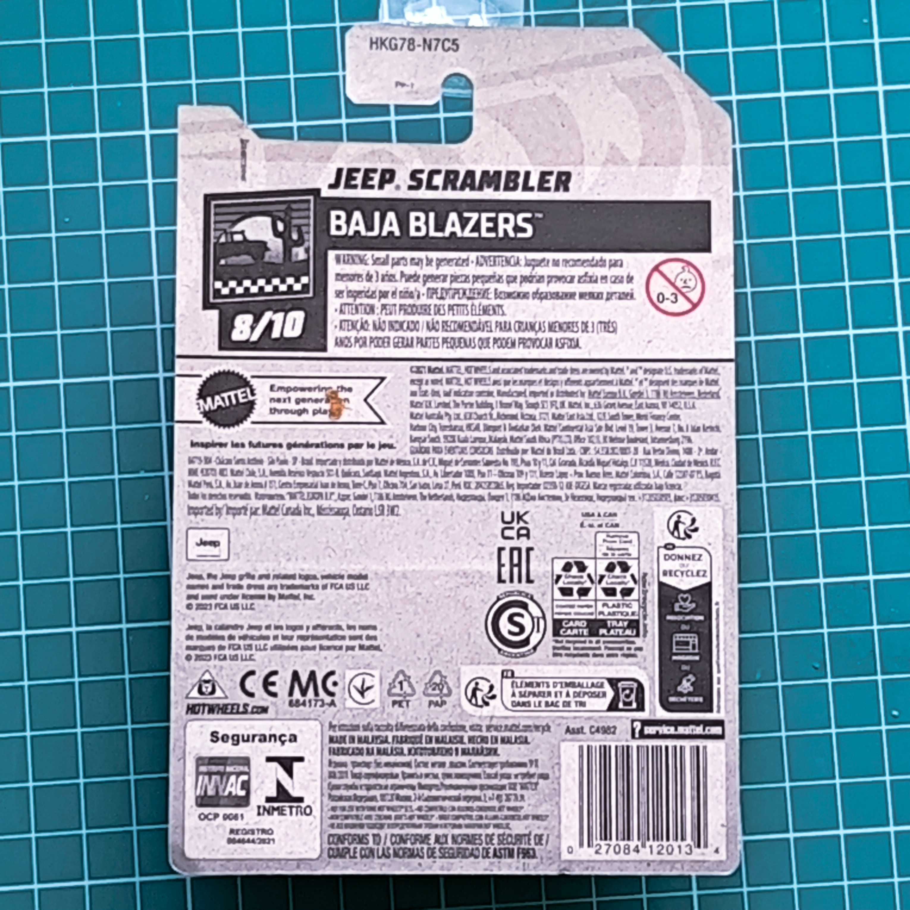 Jeep Scrambler Hot Wheels 2023 r. 233/250 HKG78-N7C5 nr1573
