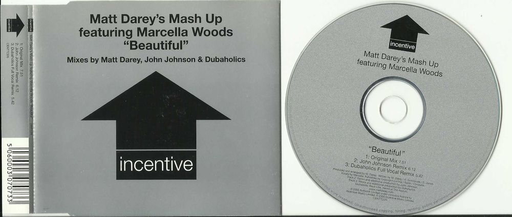 Matt Darey's Mash up feat. Marcella Woods - Beautiful Maxi CD 2000