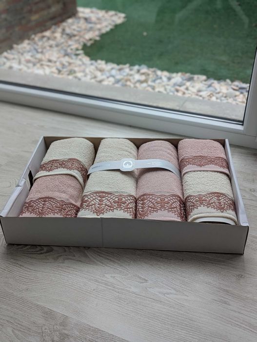 Conjunto de toalhas banho / WC 100% algodão