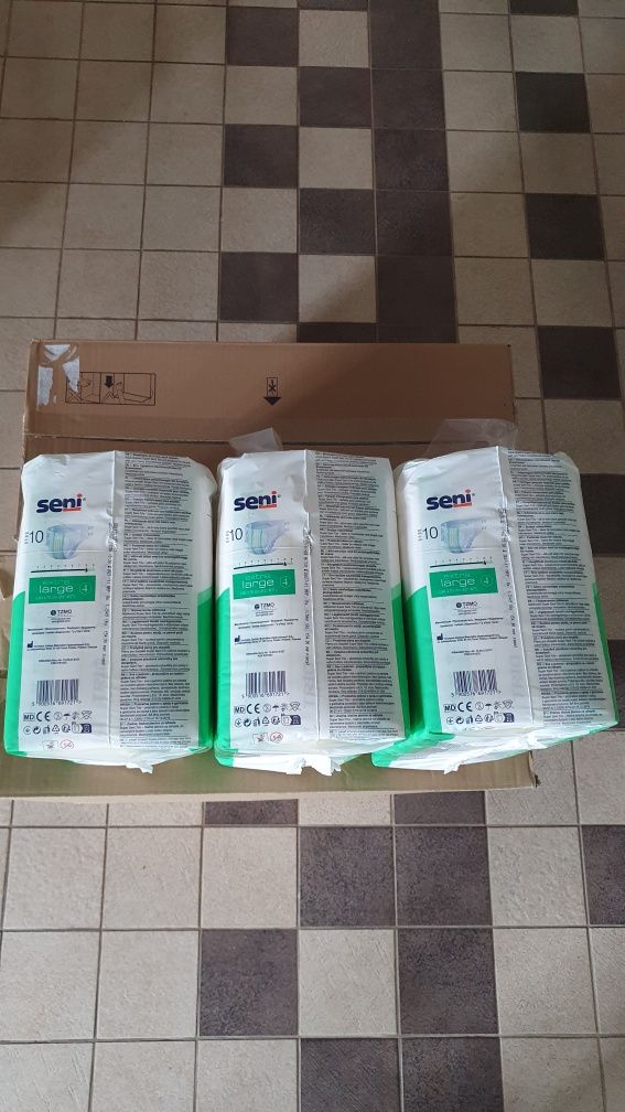 Памперсы Super Seni Trio extra large 4 130-170см.