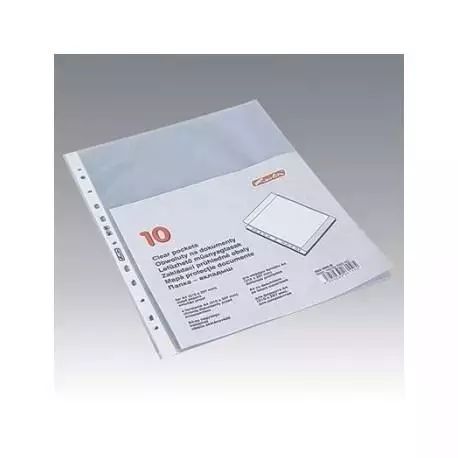 Obwoluty A4 przezroczyste (10 sztuk). Herlitz. Nowy Produkt
