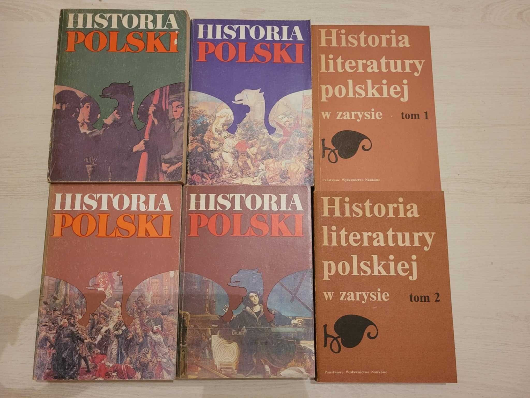 Historia polski powszechna literatury zestaw 17 ksiażek