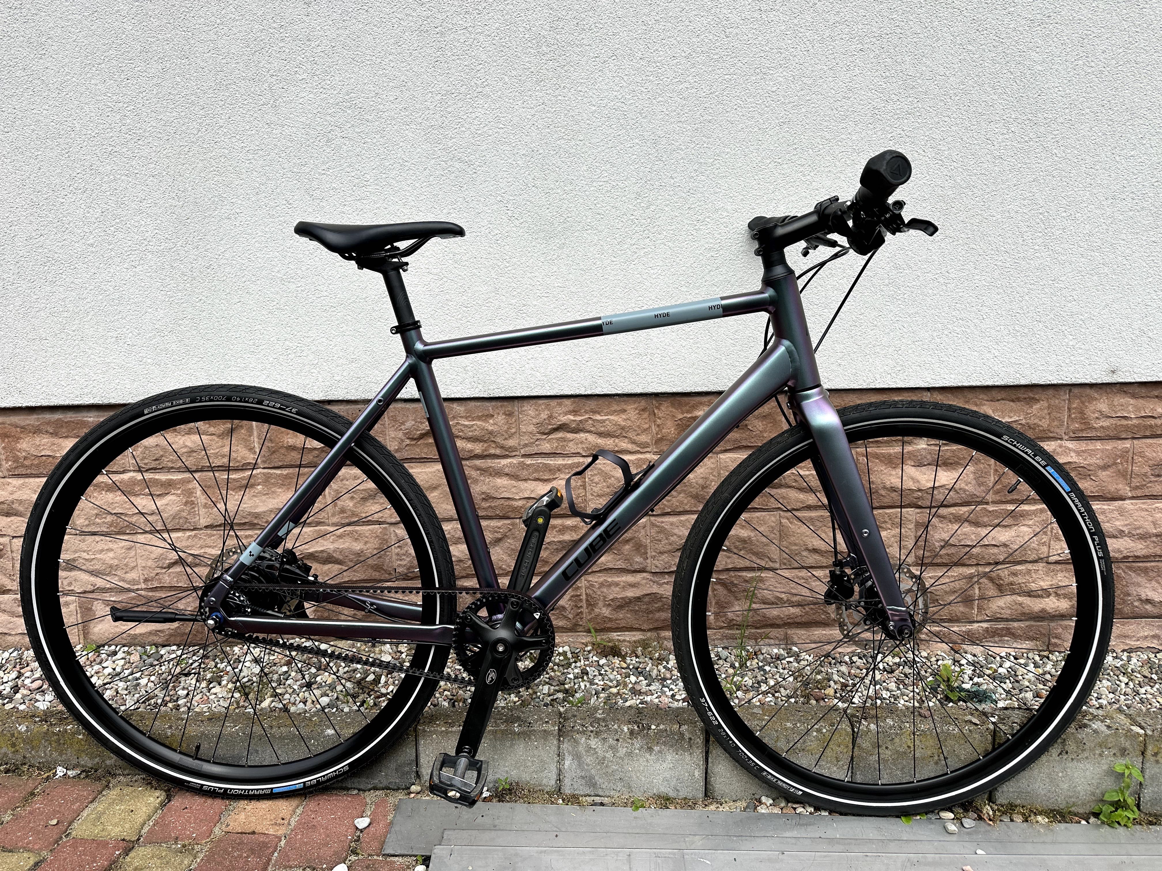 Jak nowy Cube Hyde Race Fitness -pasek Gates CDX  -Alfine 8-Kameleon