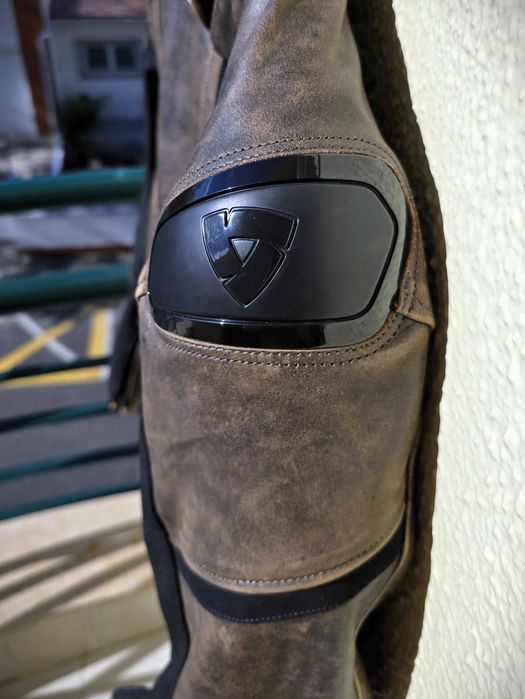 Casaco Moto REV´IT! Parallax (Pele/Tecido), Castanho, Tamanho S