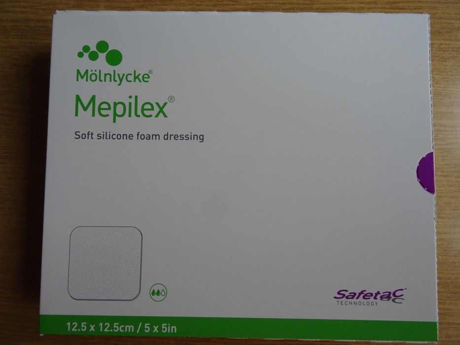 Opatrunek Mepilex Soft silicone foam dressing 12,5x12,5cm (5 szt.)