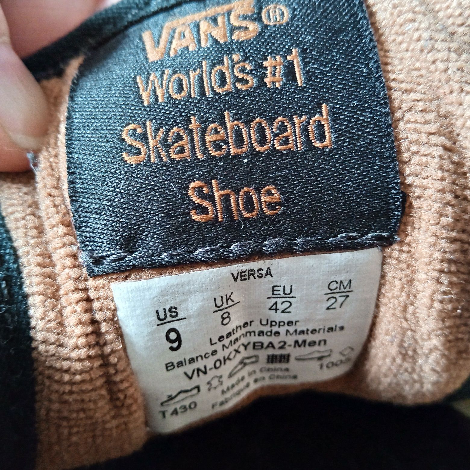 VANS 42 sportowe skóra naturalna