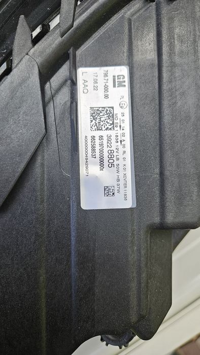 Lampa LED Intellilux Opel Astra K V 2022 lewa