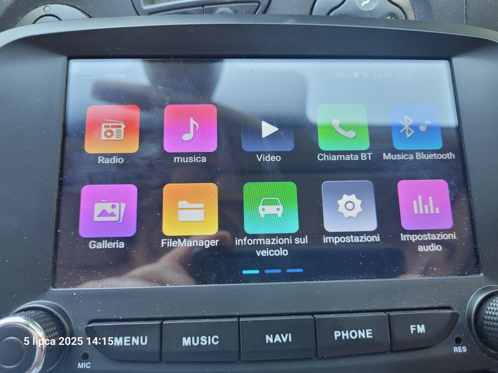 Radio nawigacja GPS Fiat 500x 2014 r+