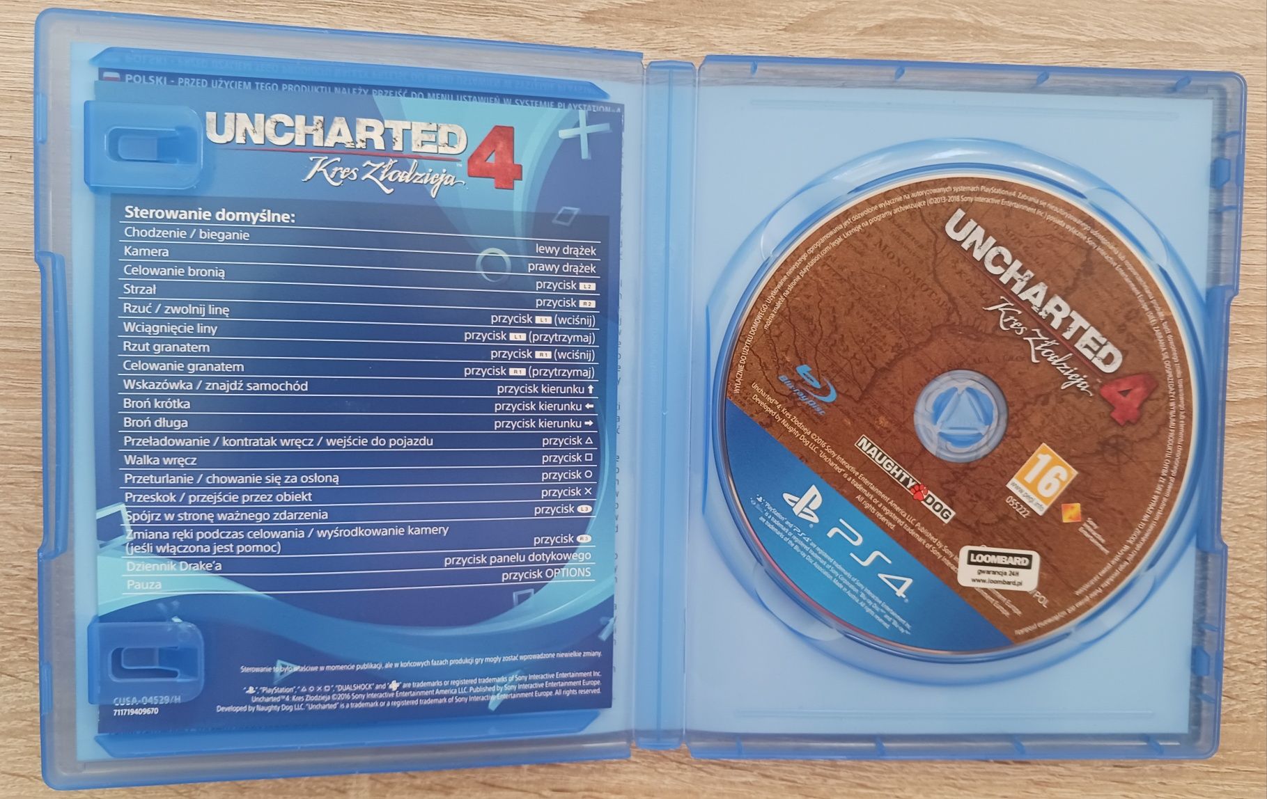 Gra Uncharted 4 Kres Złodzieja PS4