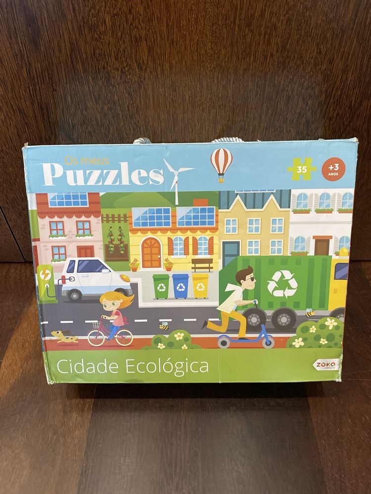 Puzzle 35 peças “Cidade ecológica”