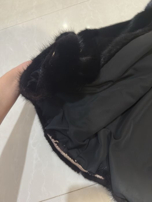 Шуба норковая автоледи короткая с капюшоном