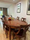 Vende-se Mesa extensivel (madeira cerejeira) com cadeiras