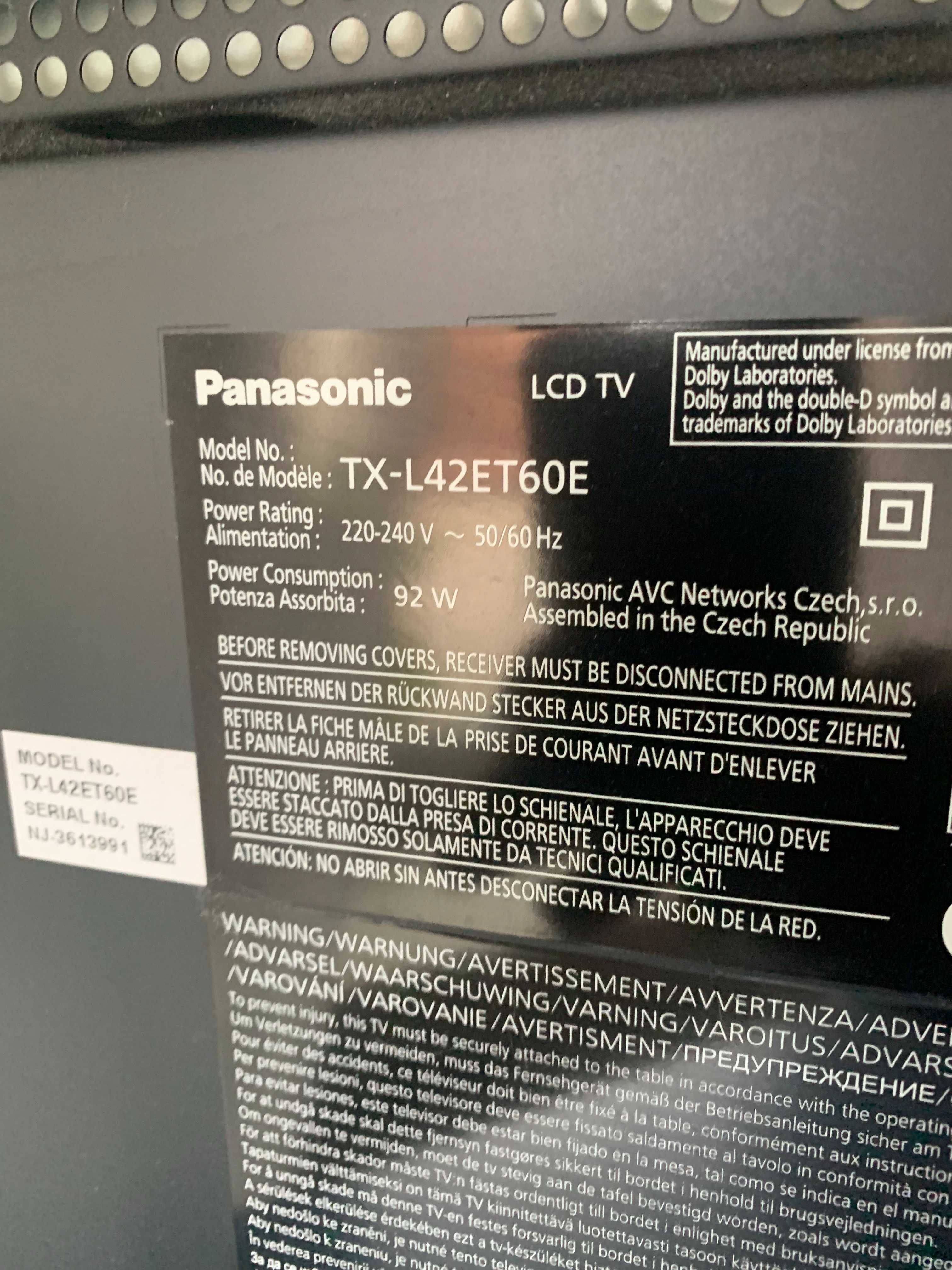 Telewizor Panasonic TX-L42DT60E Smart