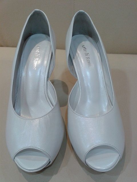 Buty ślubne białe platforma r. 39 Arte di Roma