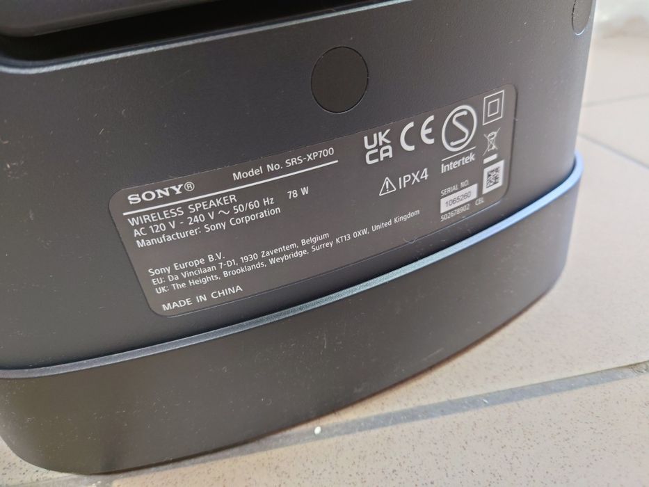 Głośnik bezprzewodowy Sony SRS-XP700