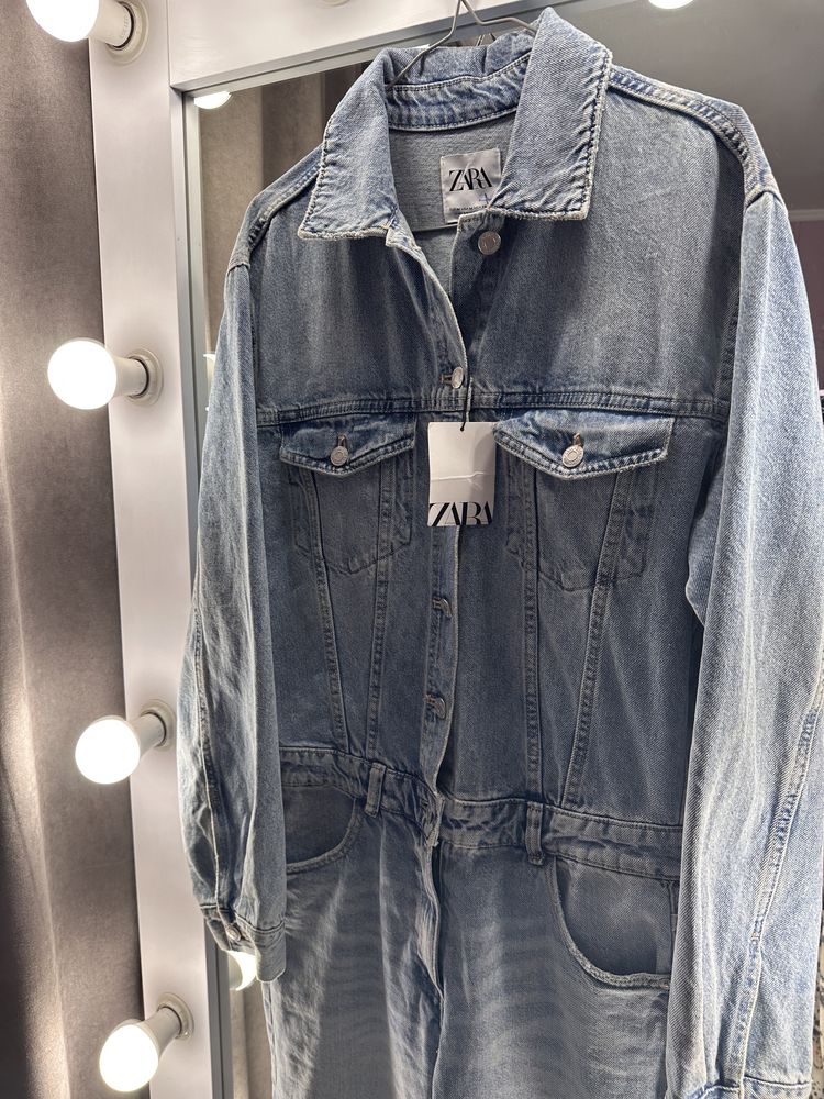 Джинсовий комбінезон Zara розмір М