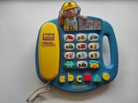 Говорящий телефон, электронная игрушка Английсий язык. Боб строитель