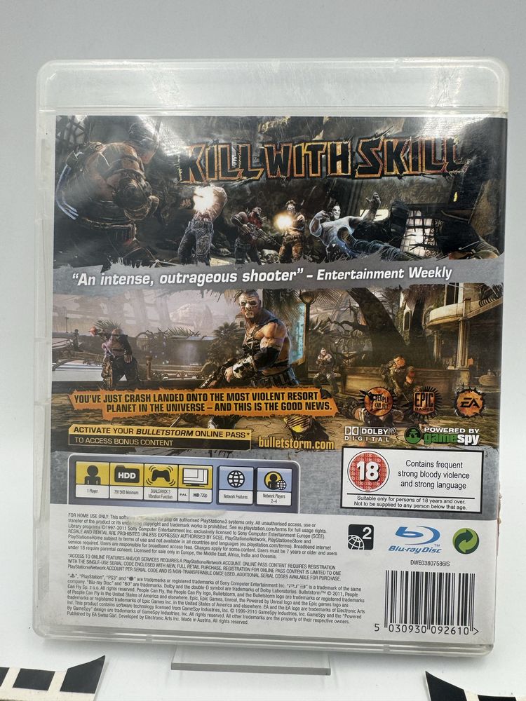 Bulletstorm Ps3 Gwarancja