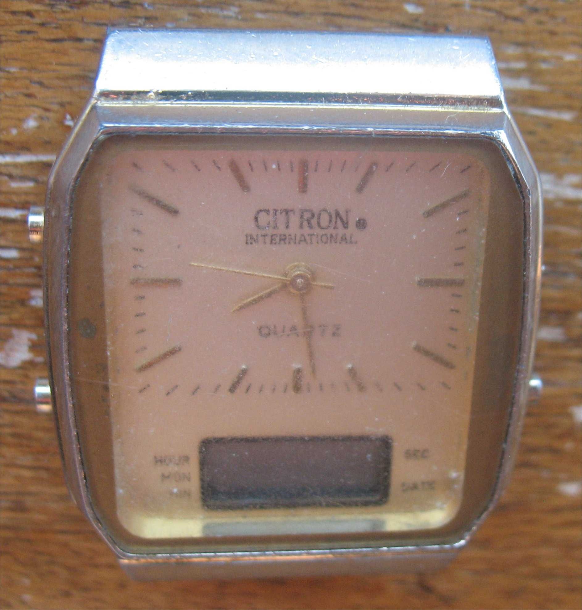 Relógio Vintage Citron - International Quartz - Analógio e Digital