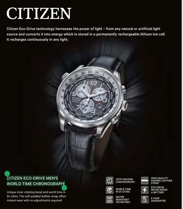 Relógio Citizen - por abrir/estrear