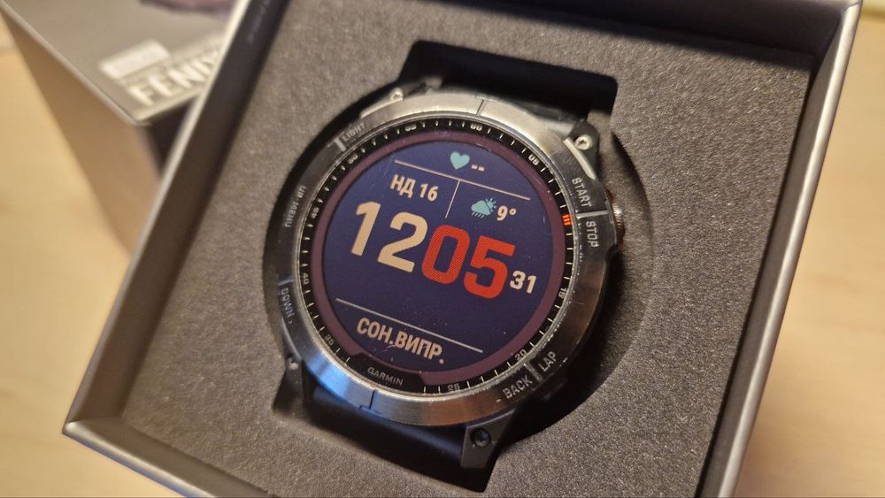 Garmin Fenix7X Solar біговий годинник