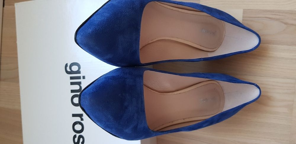 Szpilki Gino Rossi błękitne rozm. 38