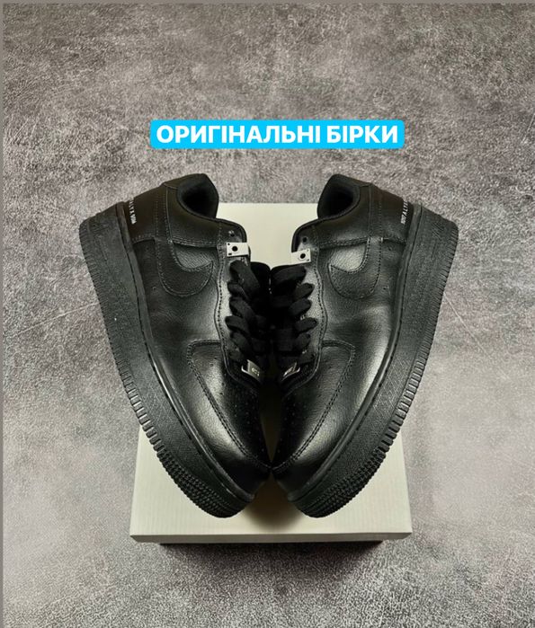 БЕЗ ПРЕДОПЛАТ‼️Кросівки Nike Air Force 1 Low SP 1017 ALYX 9SM (Чорні)