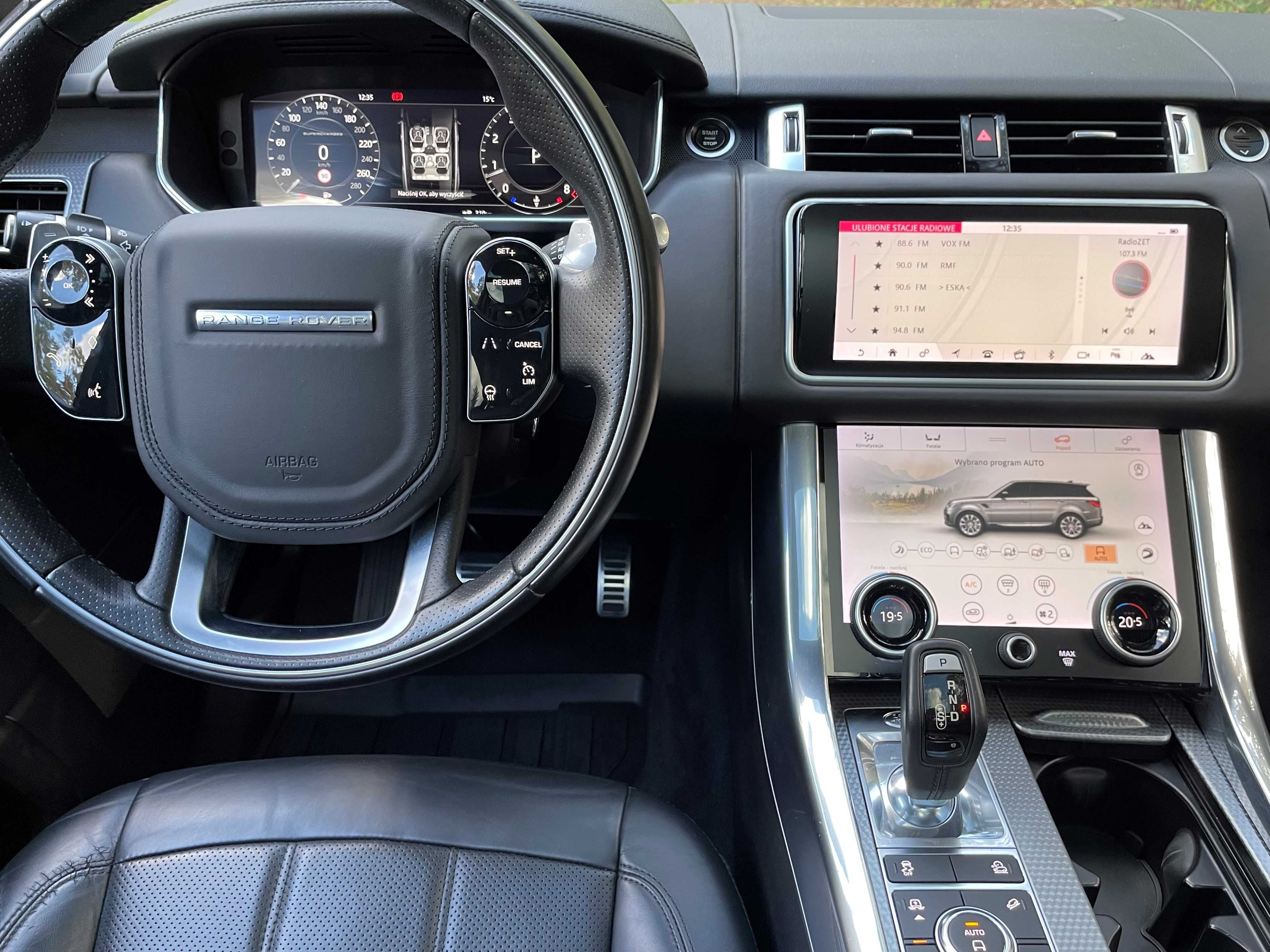 Range Rover Sport 5.0 V8 / HSE Dynamic / Serwis PL / Kpl. Koła
