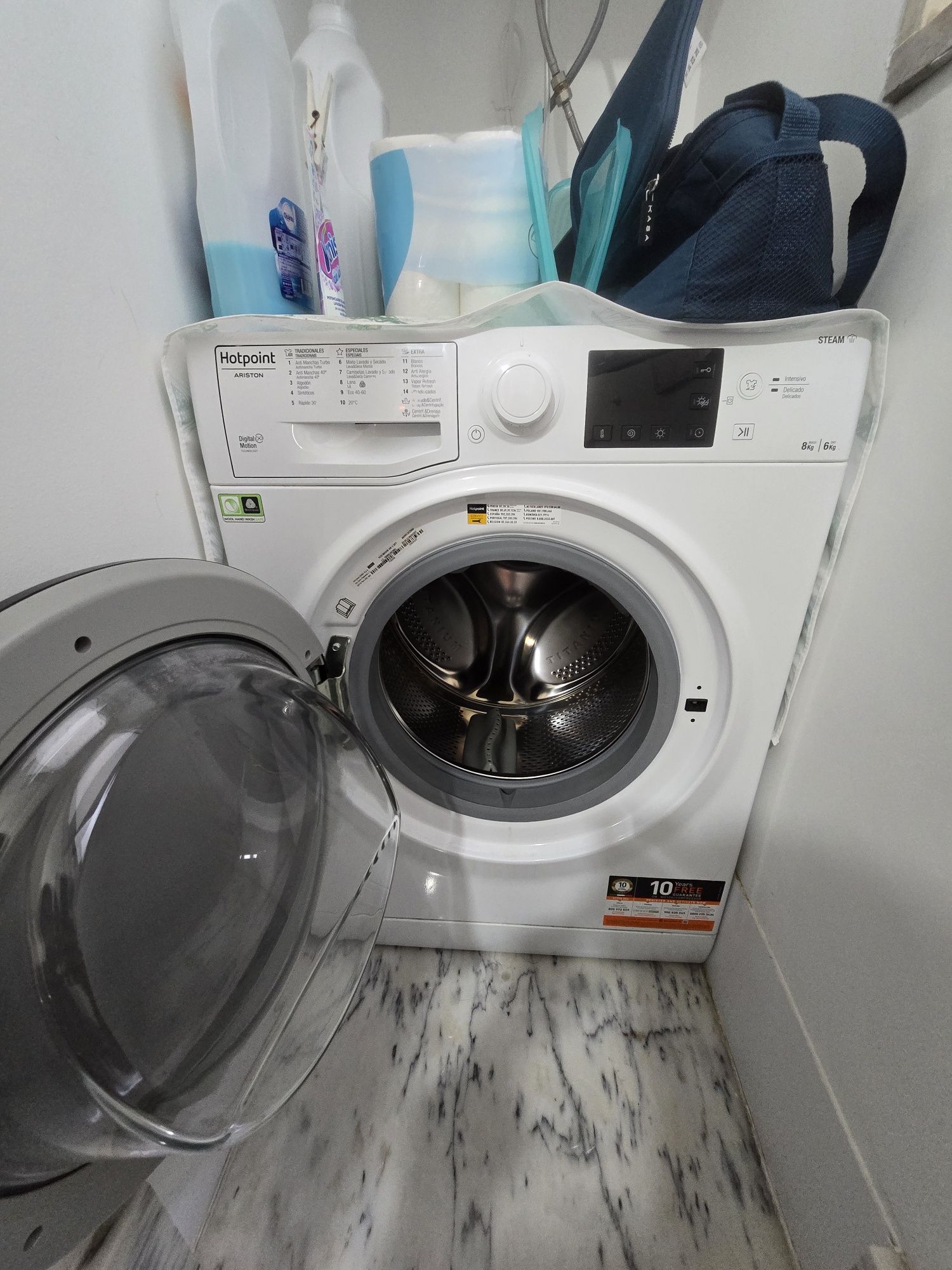 Maquina lavar e secar roupa hotpoint