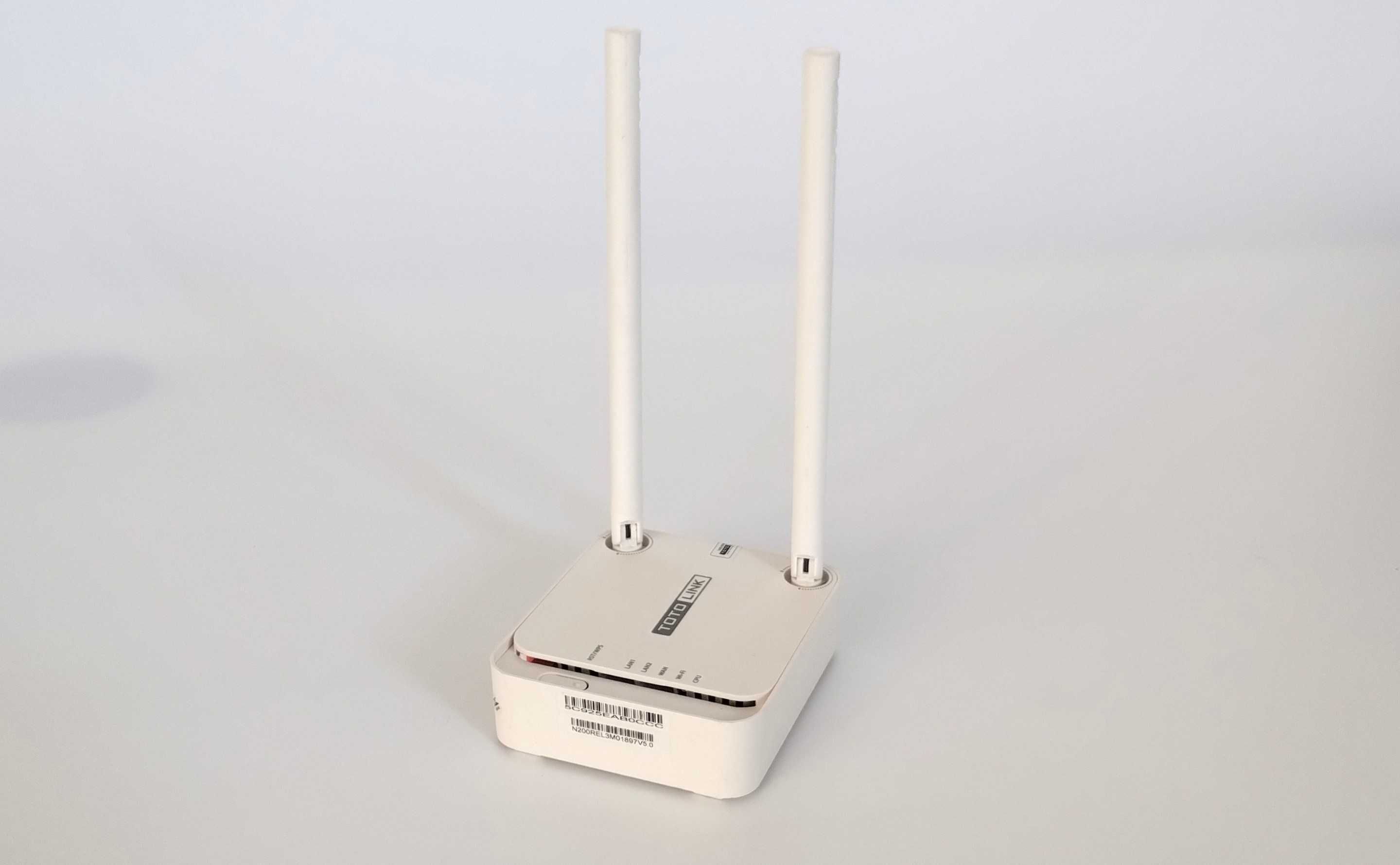 Router TOTOLINK N200RE (300 Mb/s, Wi-Fi 4, 2.4 GHz)