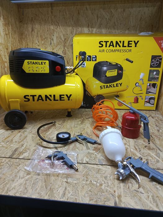Kompresor bezolejowy Stanley 24 l