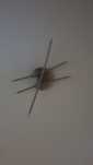 Candeeiro de teto inox