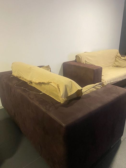 Conjunto de sofás usado
